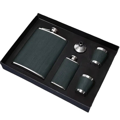 Stainless Steel Hip Flask Portable Pocket Bottle Wine Pot for Outdoor Travel Use