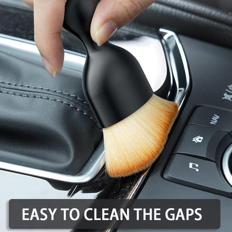 Car Interior Detailing Brush Set – Soft Bristle Cleaning Brushes for Dashboard, Vents, and Crevices, Ideal for Automotive Detailing and Car Interior Care