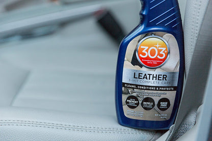 303® Automotive Leather Care Spray - 3-in-1 Protection, Prevent Cracking & Fading, UV Shield, Safe for All Leather & Vinyl - 473ml