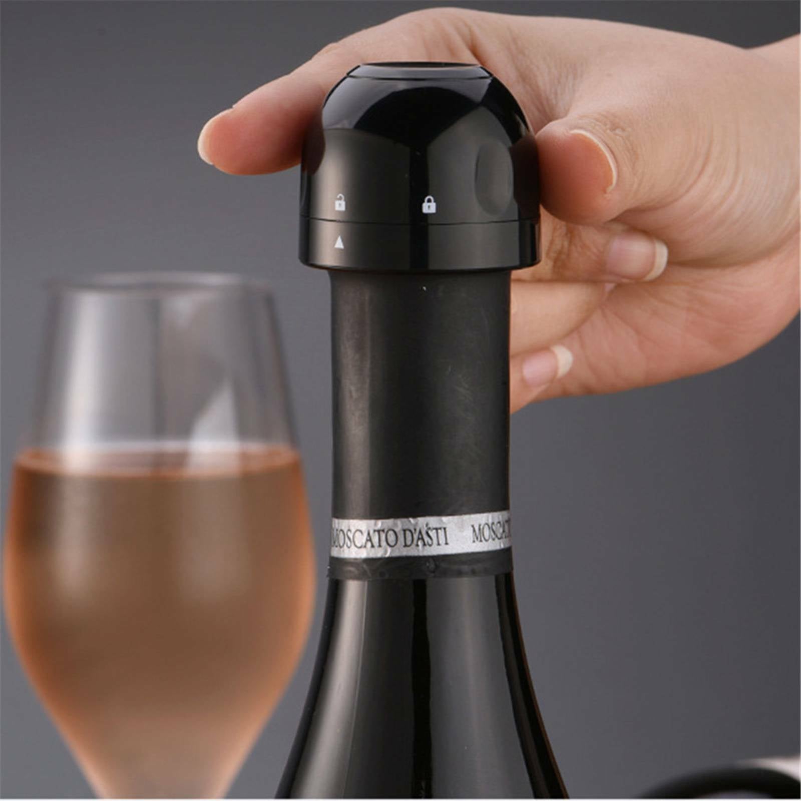 4X Silicone Sealed Champagne Stopper Red Wine Bottle Preserver Vacuum Plug Tools