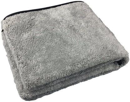 Microfiber Plush Car Drying Towel Cleaning Towels Super Absorbent Auto Detailing Towel 40X100Cm Gray