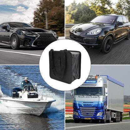 Foldable Hanging Car Trash Can, Waterproof Leakproof Car Interior Accessories Car Trash Bin, Multifunctional Car Storage Bag, Trash Can Storage Bag with Large Capacity for Car