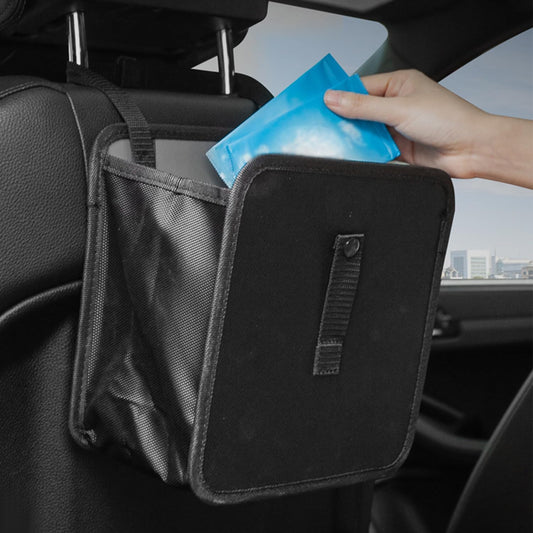 Foldable Hanging Car Trash Can, Waterproof Leakproof Car Interior Accessories Car Trash Bin, Multifunctional Car Storage Bag, Trash Can Storage Bag with Large Capacity for Car