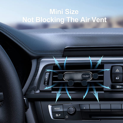 Air Vent Car Phone Holder,  Gravity Cradle Shakeproof Cell Phone Holder, Universal Compatible for Iphone Series Samsung Galaxy Series and All Other Smart Phones from 4.0-7.0 Inches